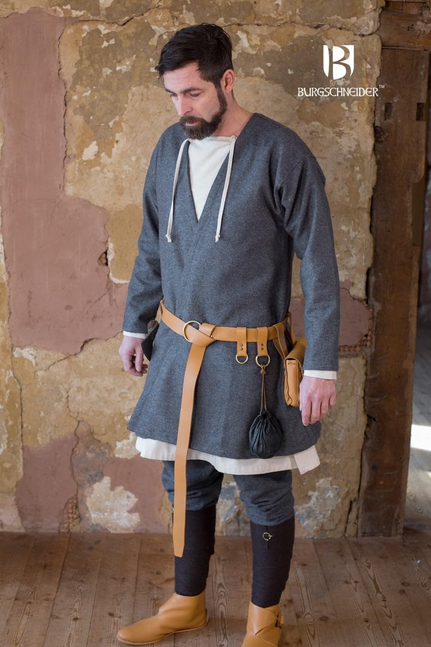 Klappenrock Loki für LARP und Cosplay, Dark Grey S