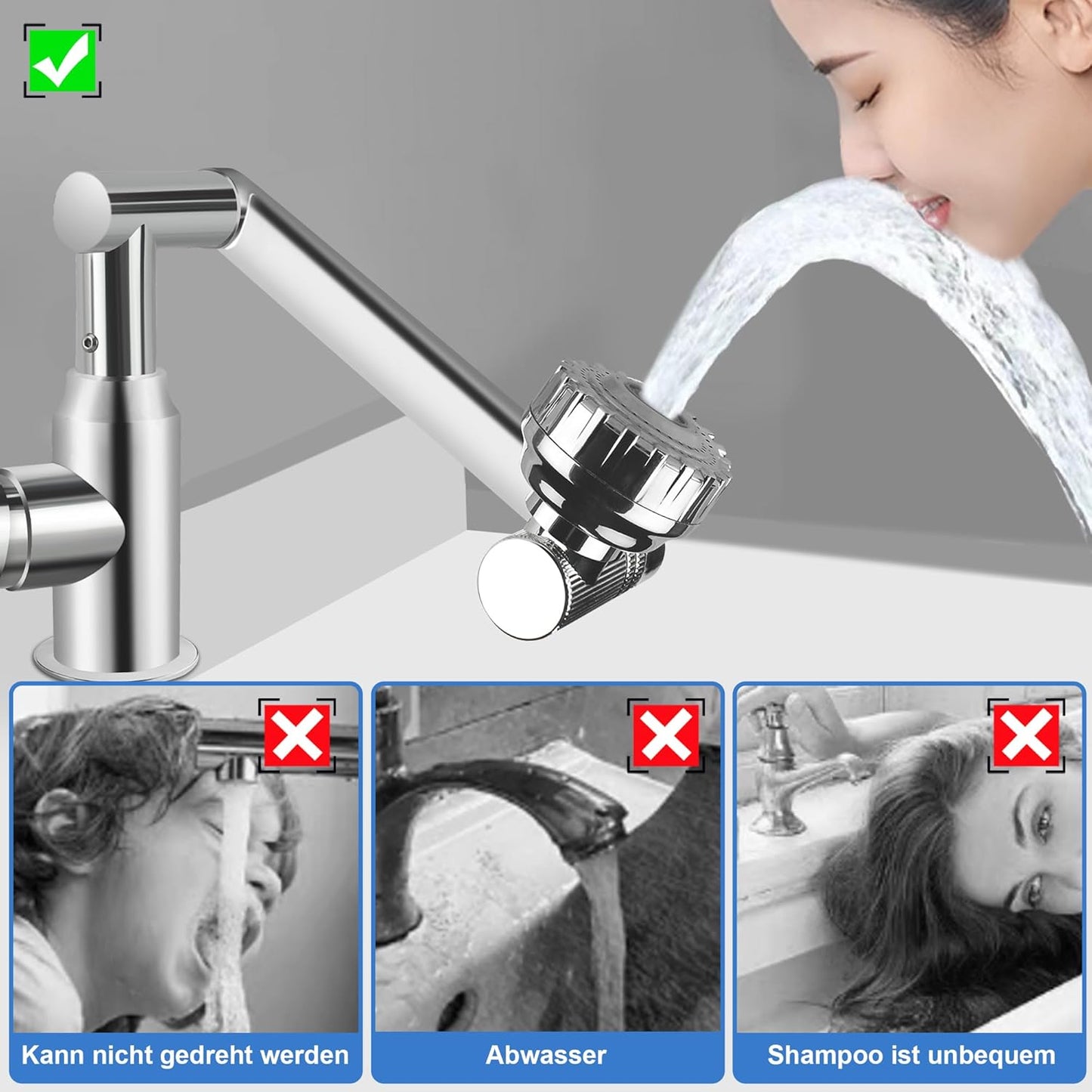 Wasserhahn, Silber