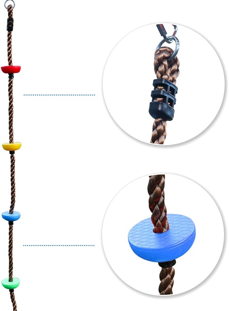 Kletterseil mit Trittflächen, Kletterseil