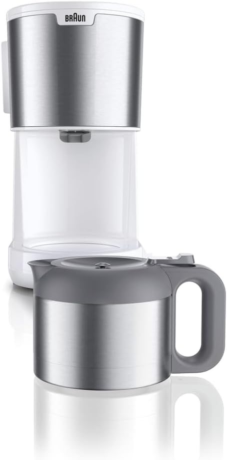 PurShine Filterkaffeemaschine KF1505WH, Thermokanne Weiss