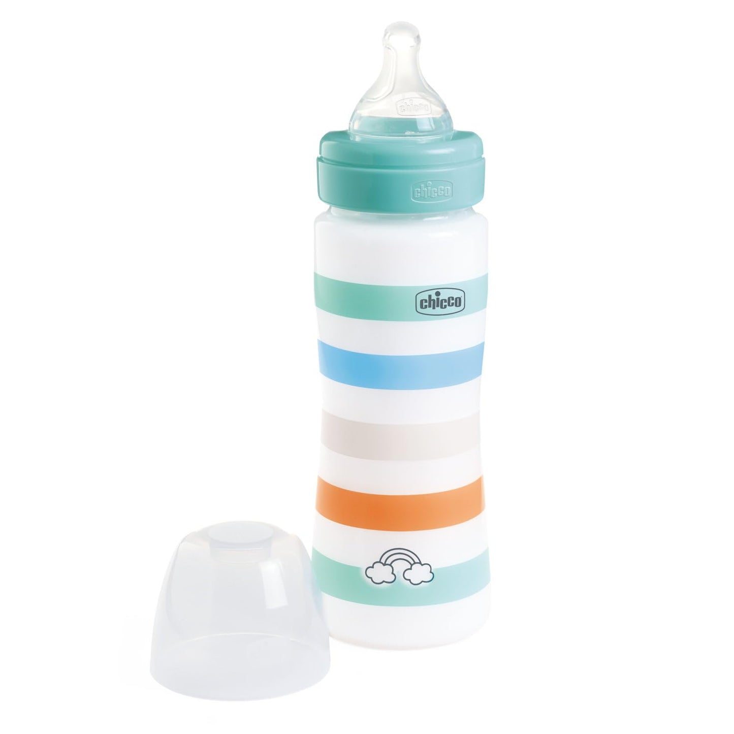 5-teiliges Erstausstattungsset mit Babyflaschen & Schnuller, Blau 5 Stück (1er Pack)