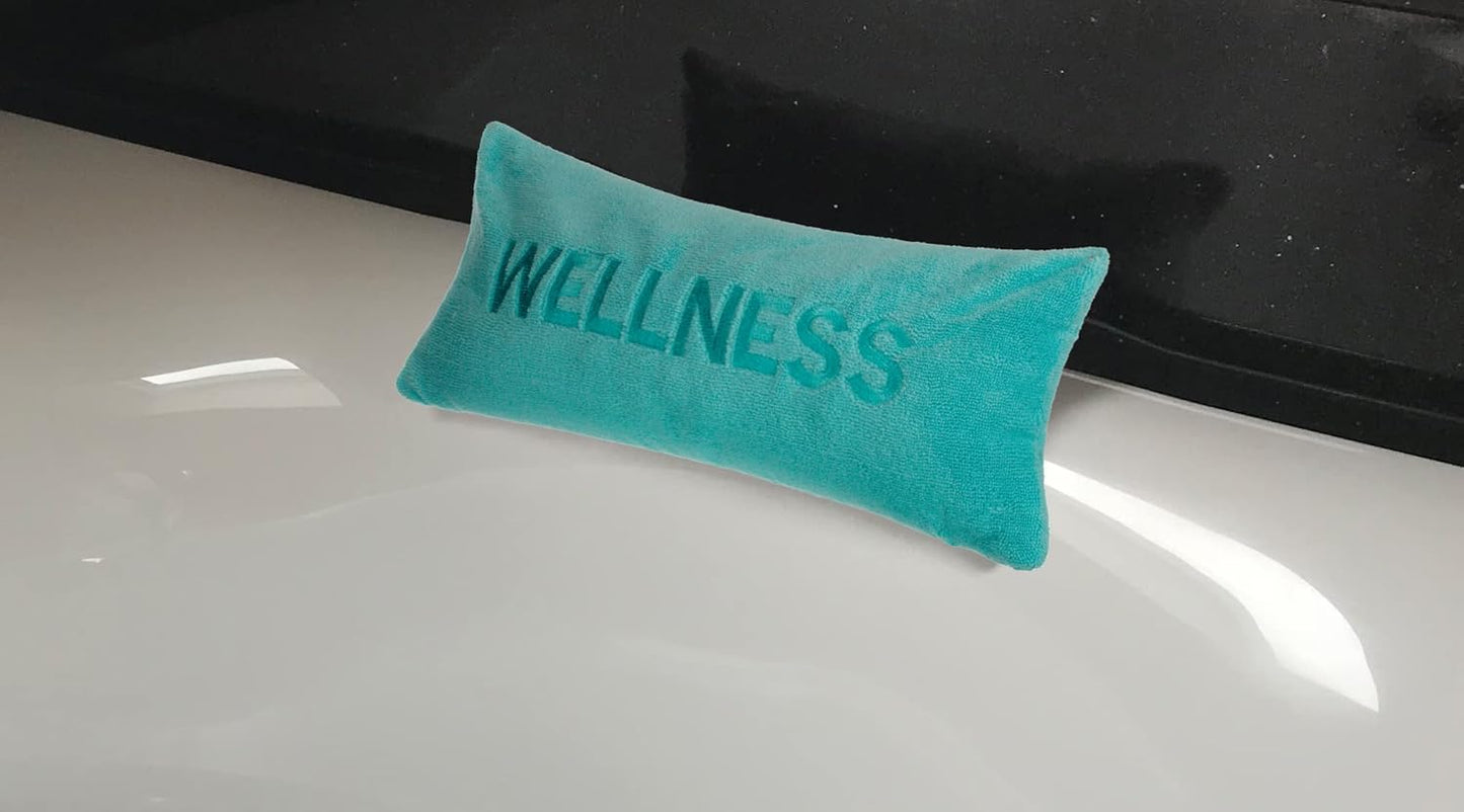 Wellness Nackenkissen für Badewanne, 40x20 cm, 40x20 cm Türkis