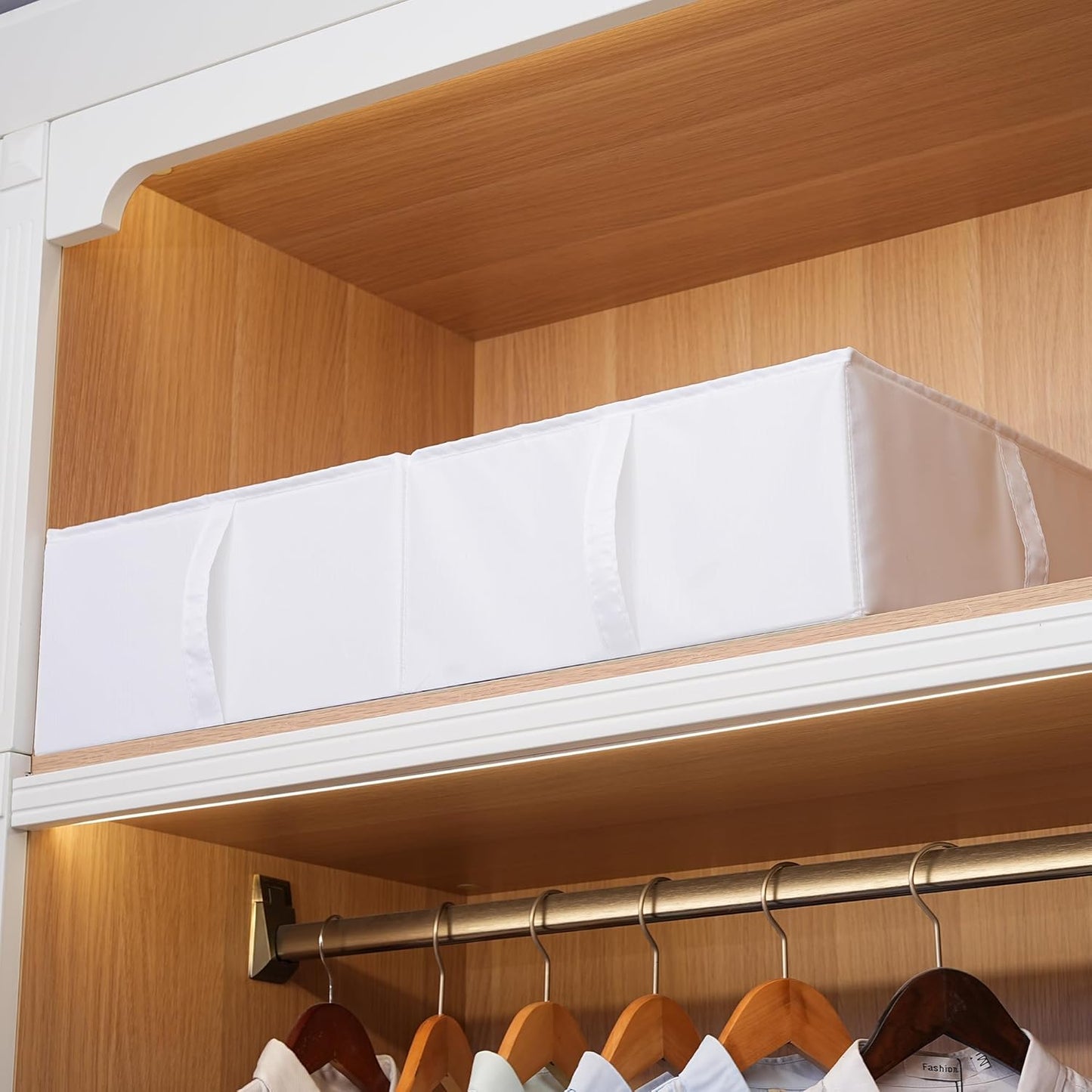 Unterbett Aufbewahrungsboxen-Set (4er-Pack), Weiß Groß 4er-Pack