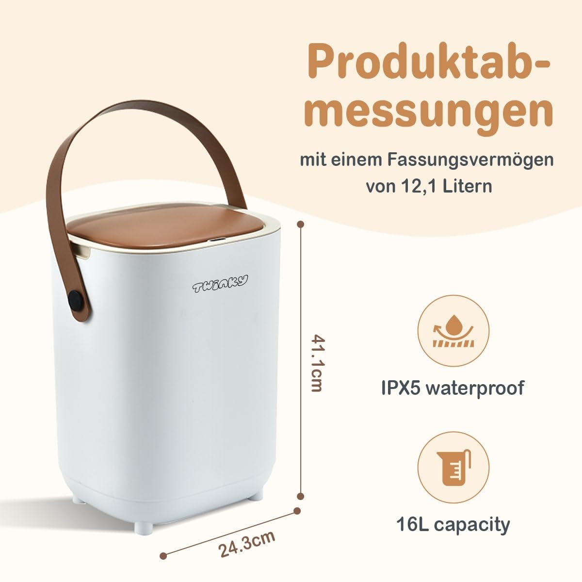 Windeleimer, Braun