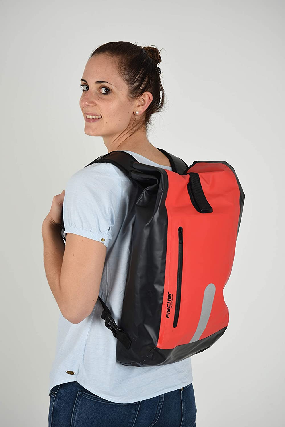 Gepäckträgertasche wasserdicht, Fahrradkorb/-tasche, Einheitsgrösse Schwarz