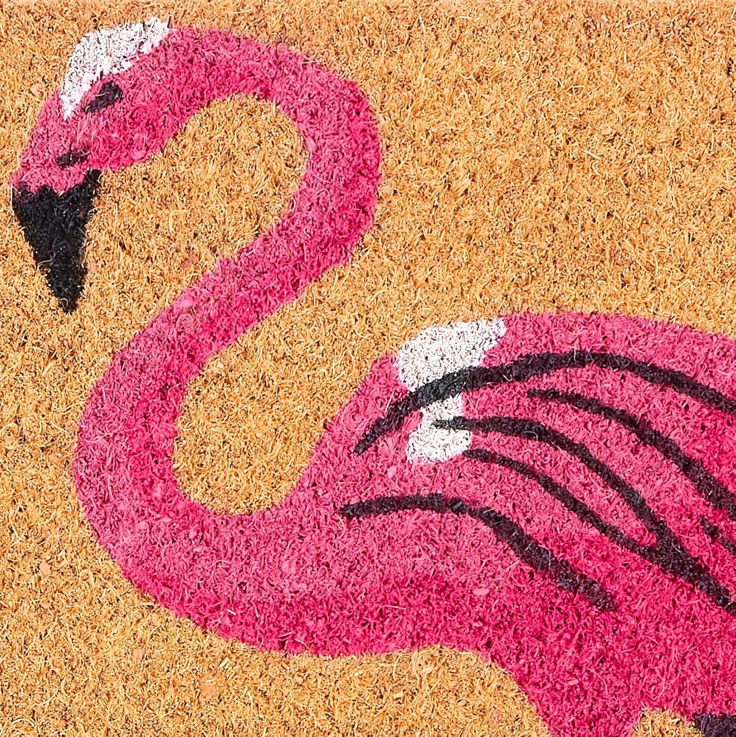 Antirutsch Fussmatte, Hello - Flamingo