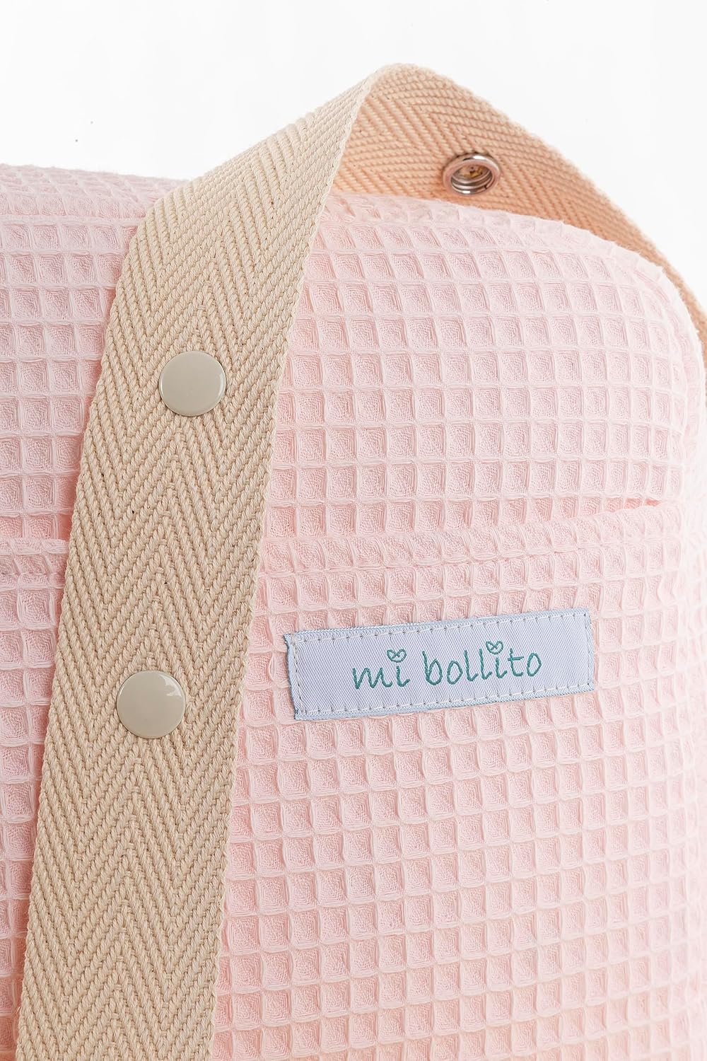 Multifunktionale Kinderwagen-Tasche mit grossem Fassungsvermögen, Hellrosa