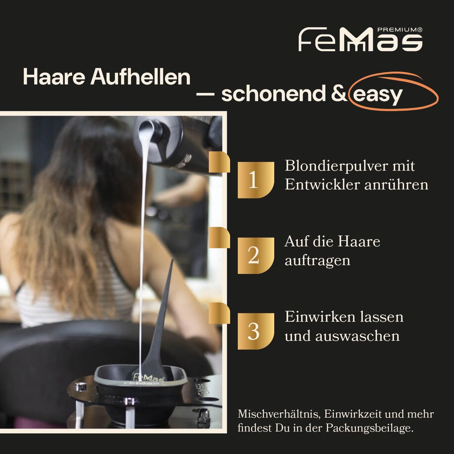 Premium Blondierungspulver (500g), Weiss Premium mit pflegenden Ölen 500 g (1er Pack)