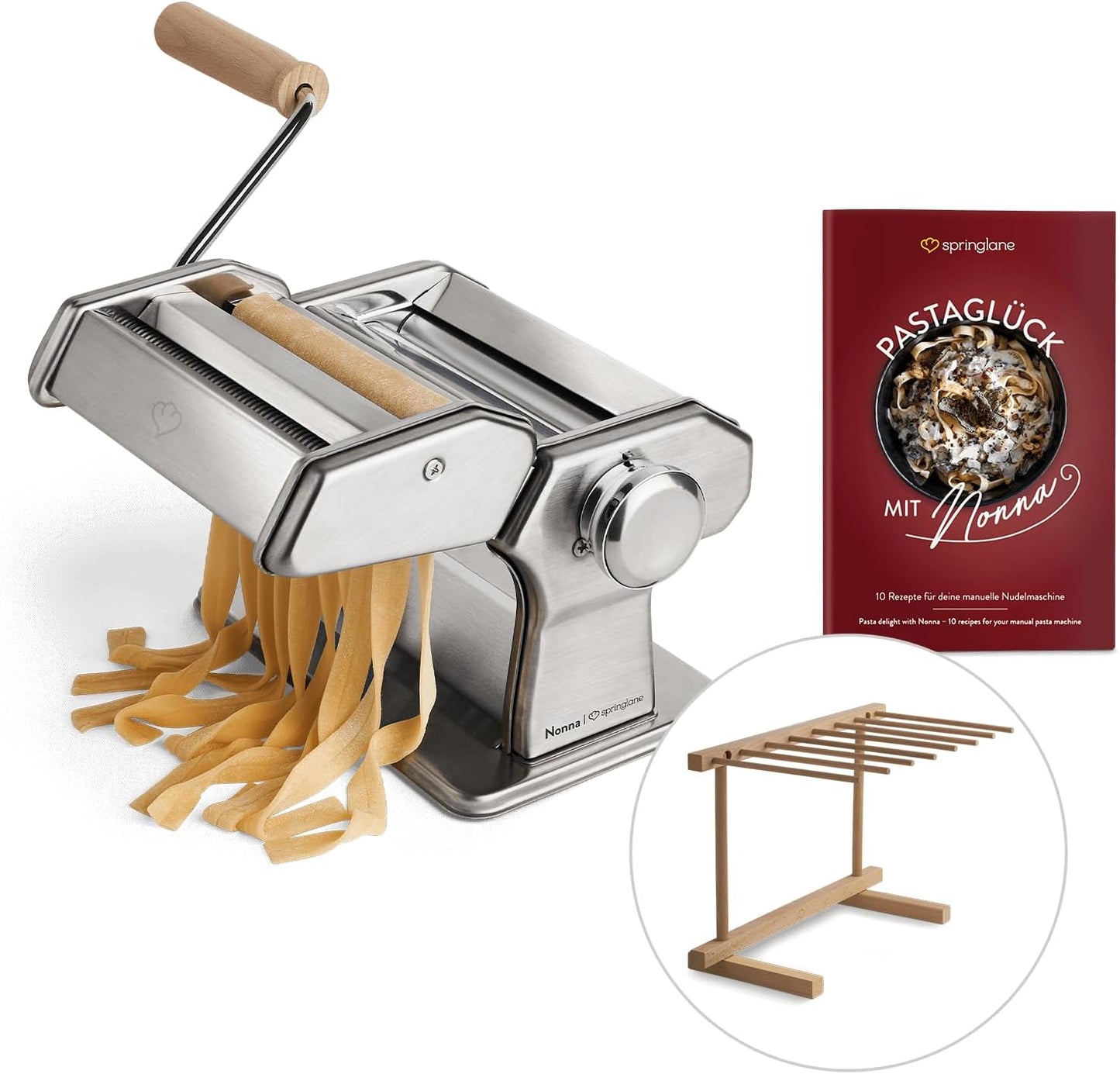 Nudelmaschine Nonna, Nudelmaschine|Silber