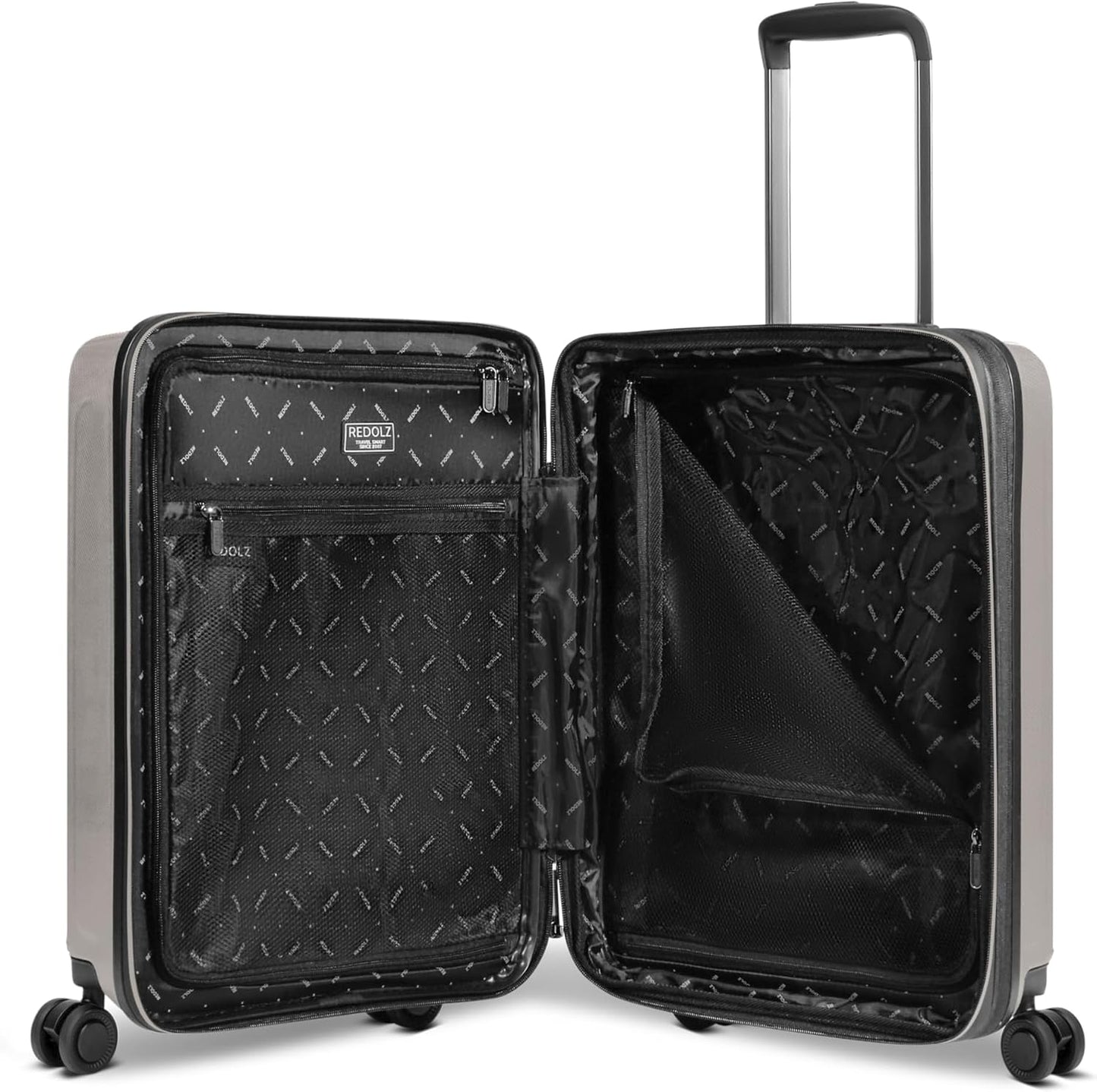 Essentials 14 Kofferset, Coffee Grey Metallic S+ (Laptop) & Beauty-Case