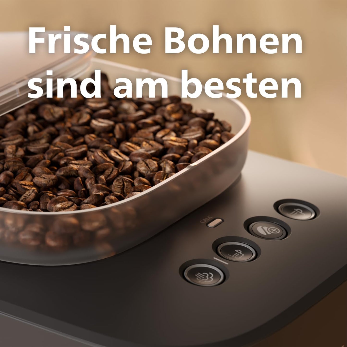 Espressomaschine mit Mahlwerk und Milchaufschäumer