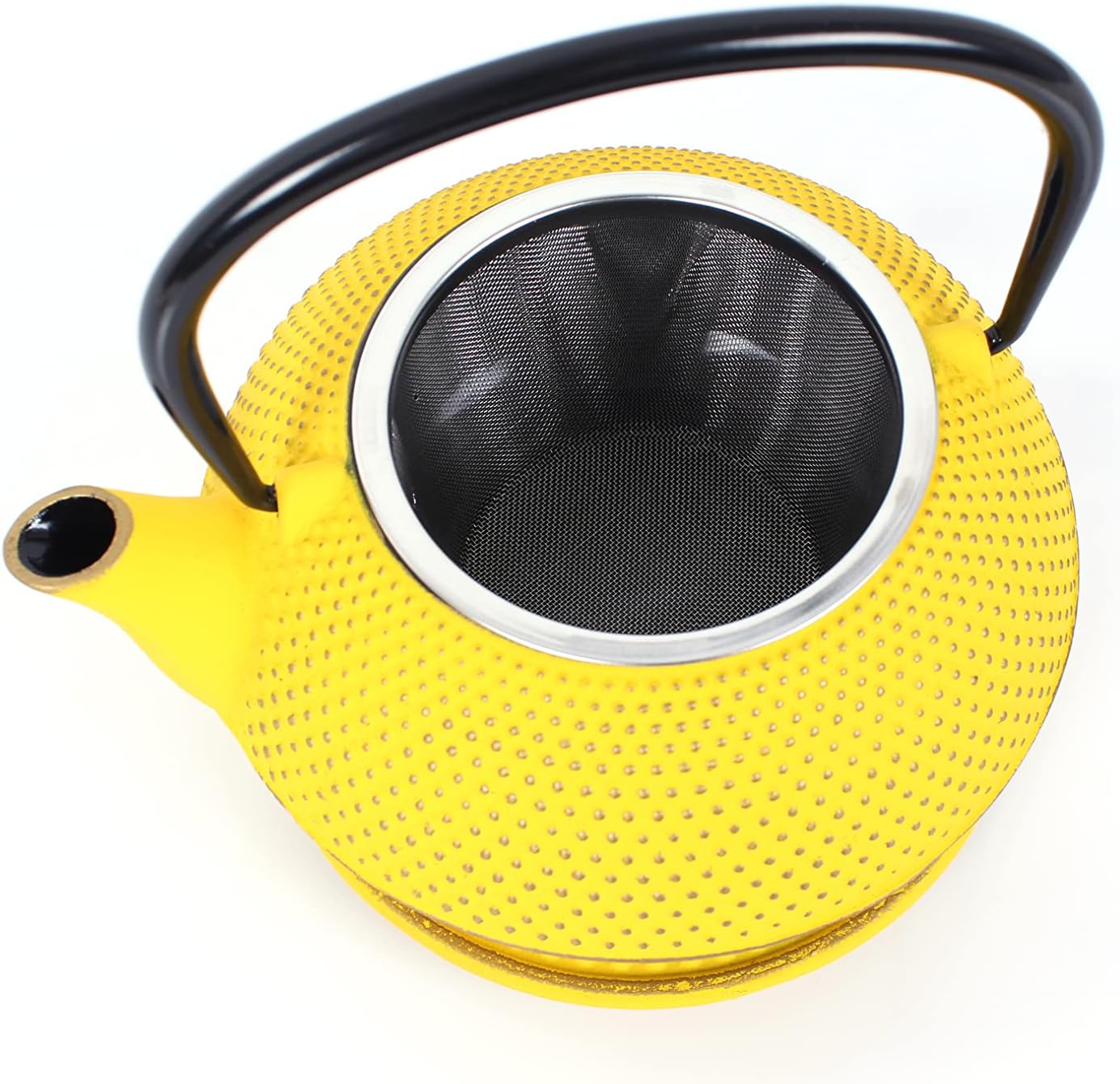 Teeservice aus Gusseisen, 0,8 L Gelb