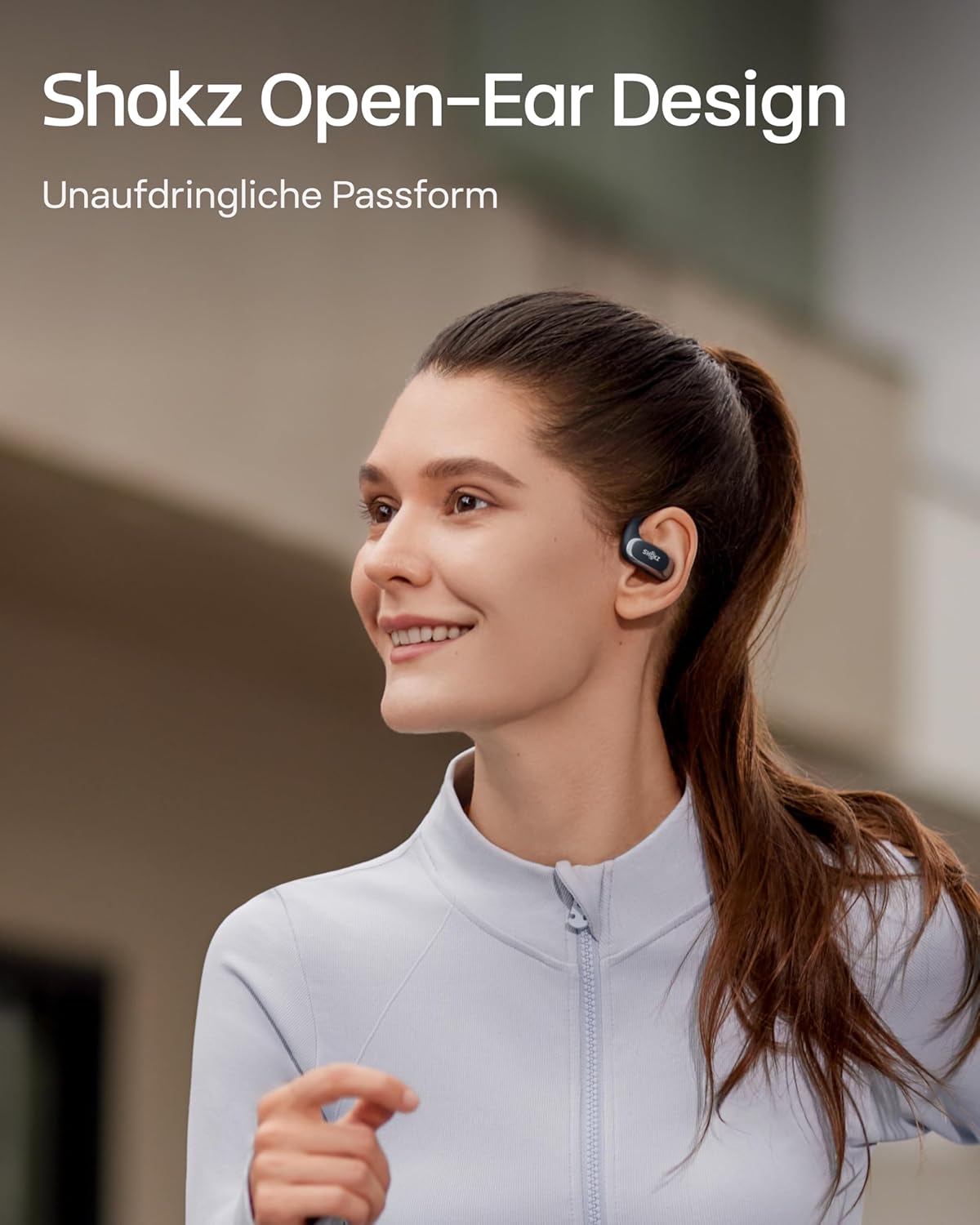 Open-Ear Bluetooth Ohrhörer, Schwarz