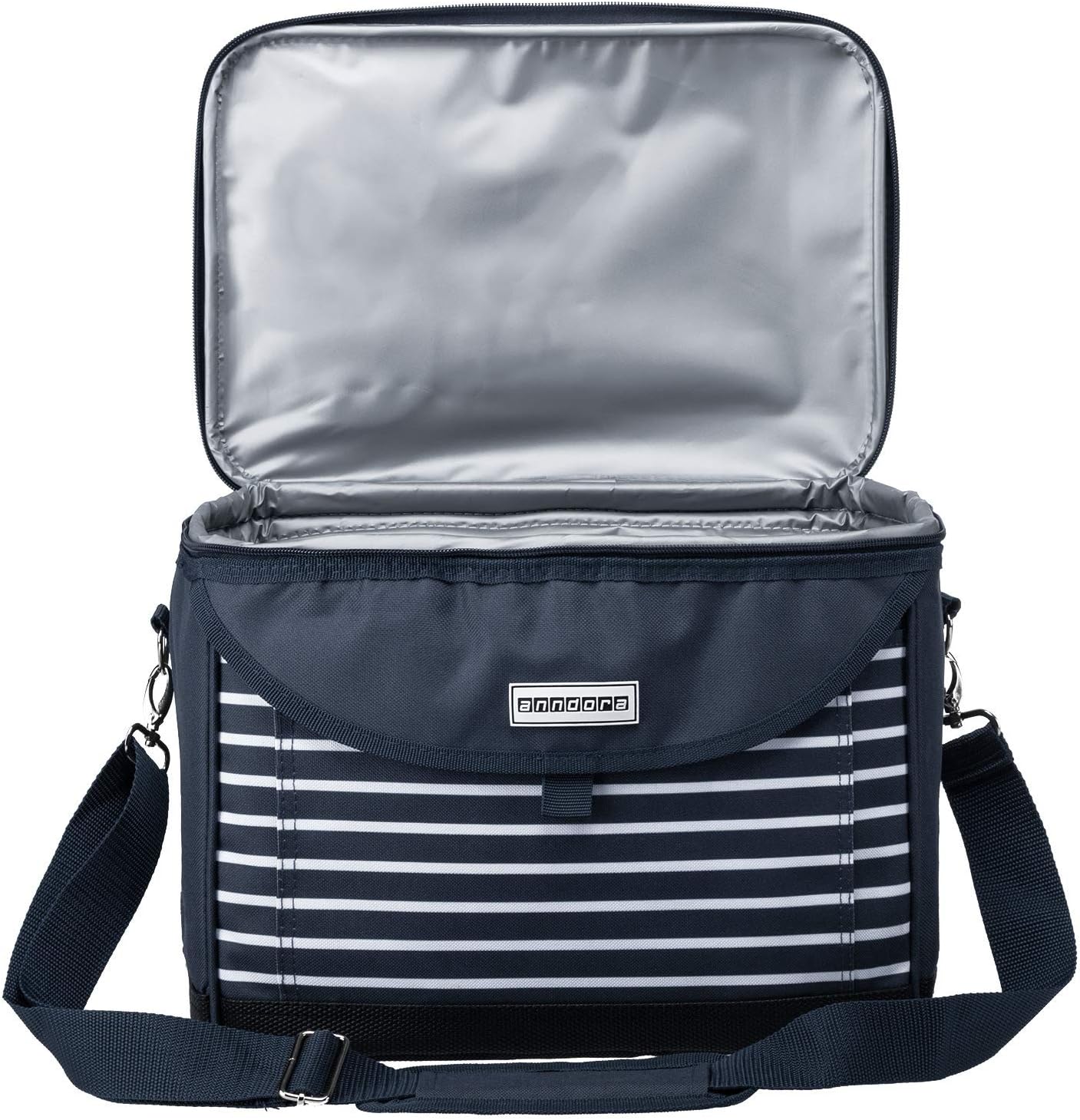Kühltasche, navy blau weiss