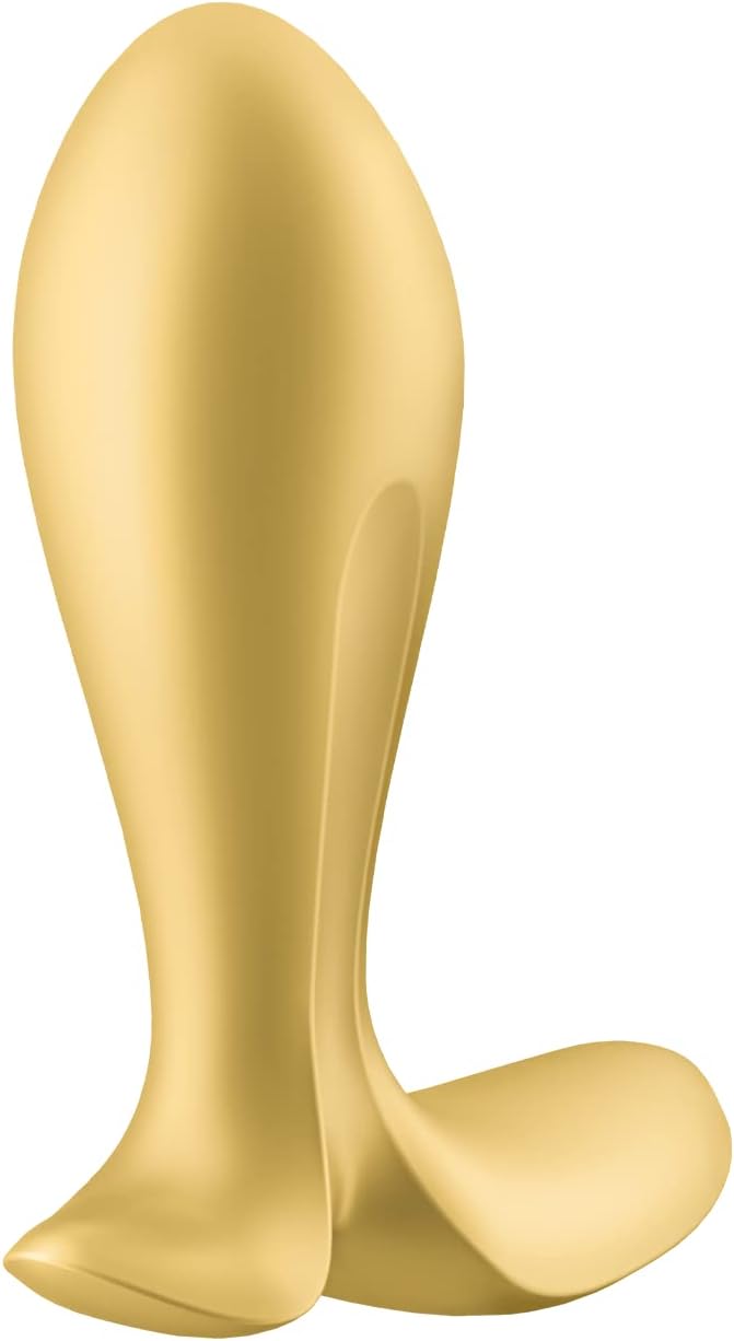 App-gesteuerter Analvibrator Intensity Plug, Gold Einheitsgrosse