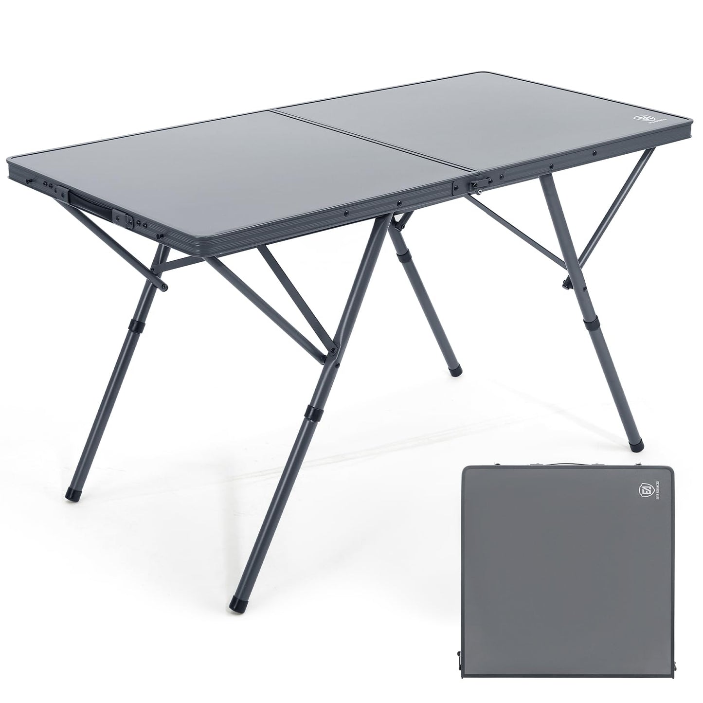 Faltbarer Campingtisch, Grau