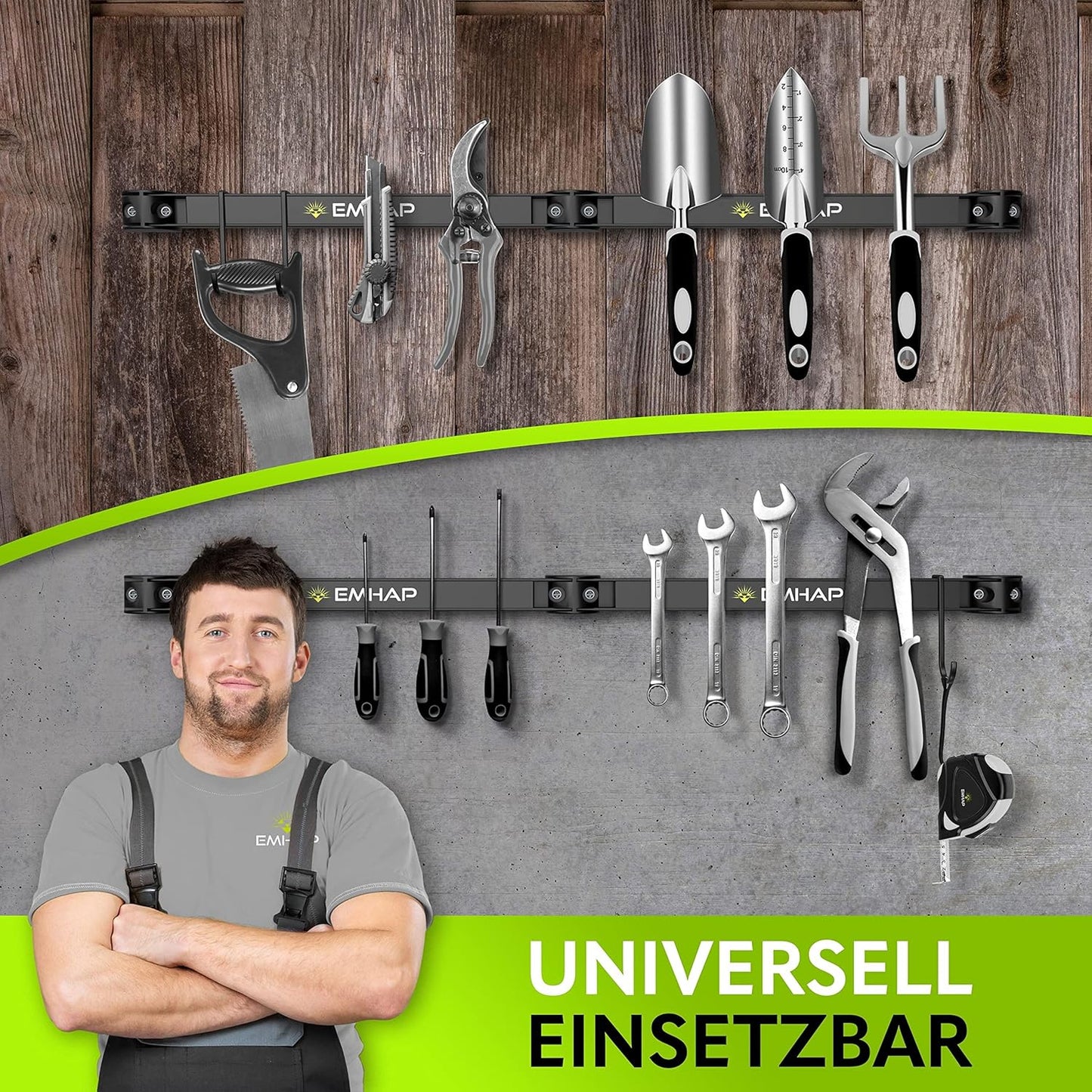 Magnetleisten Werkzeughalter-Set, 4 460 mm
