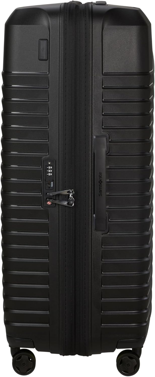 Intuo - Erweiterbarer XL-Reisekoffer, Black (Black) Spinner XL (81 cm - 144 L)