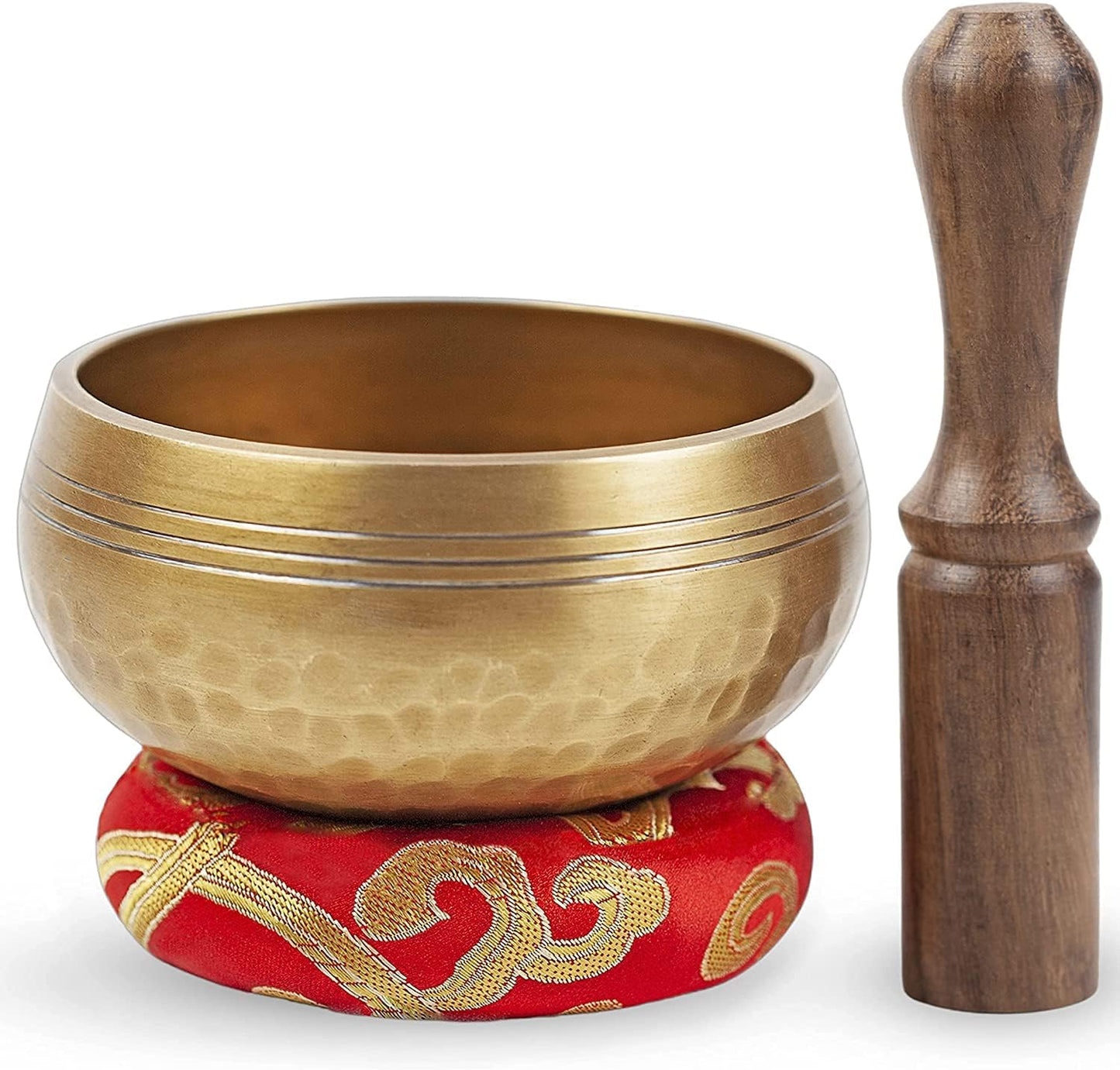 Tibetische Klangschalen Set, Gold – 3 Zoll