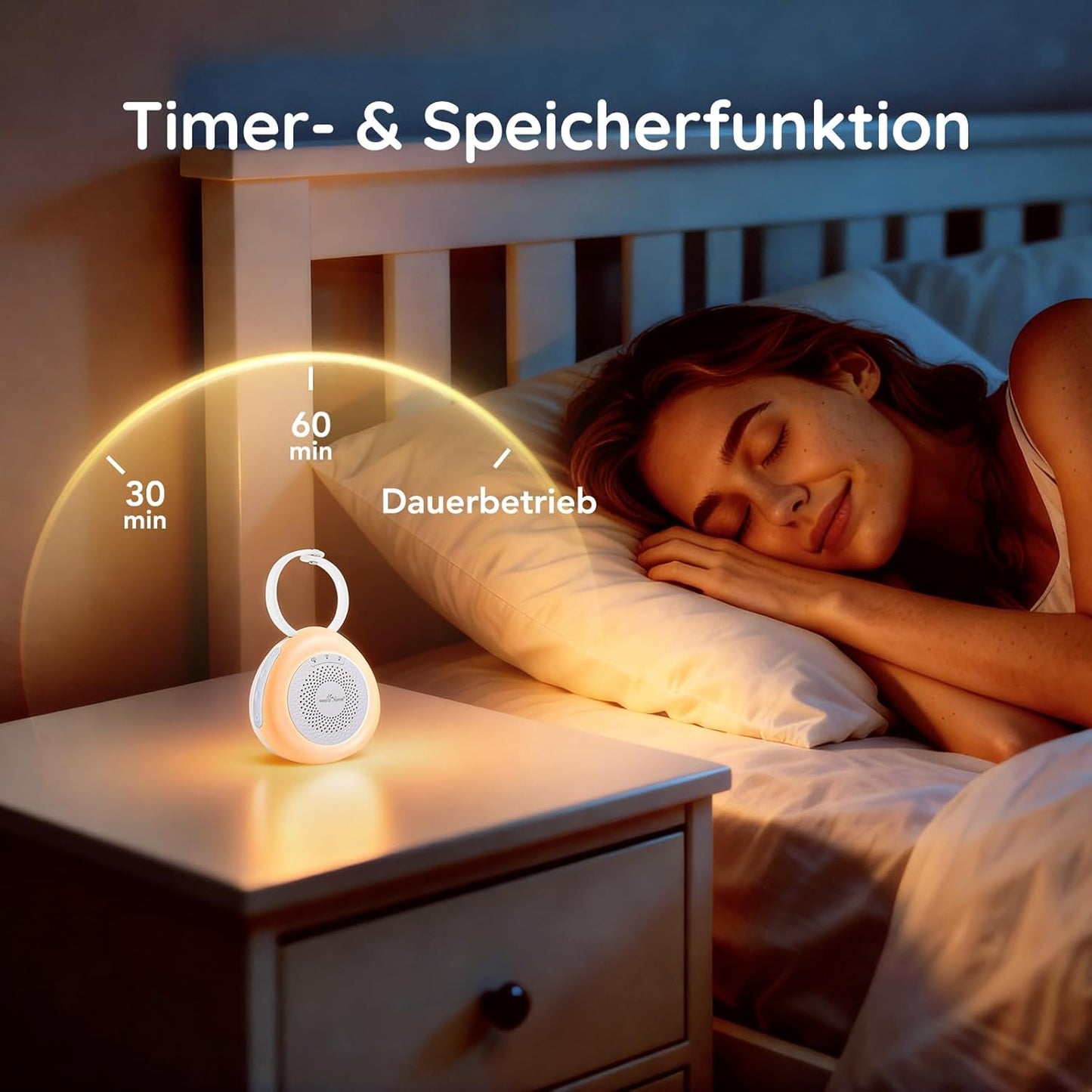 Mini Einschlafhilfe und Nachtlicht