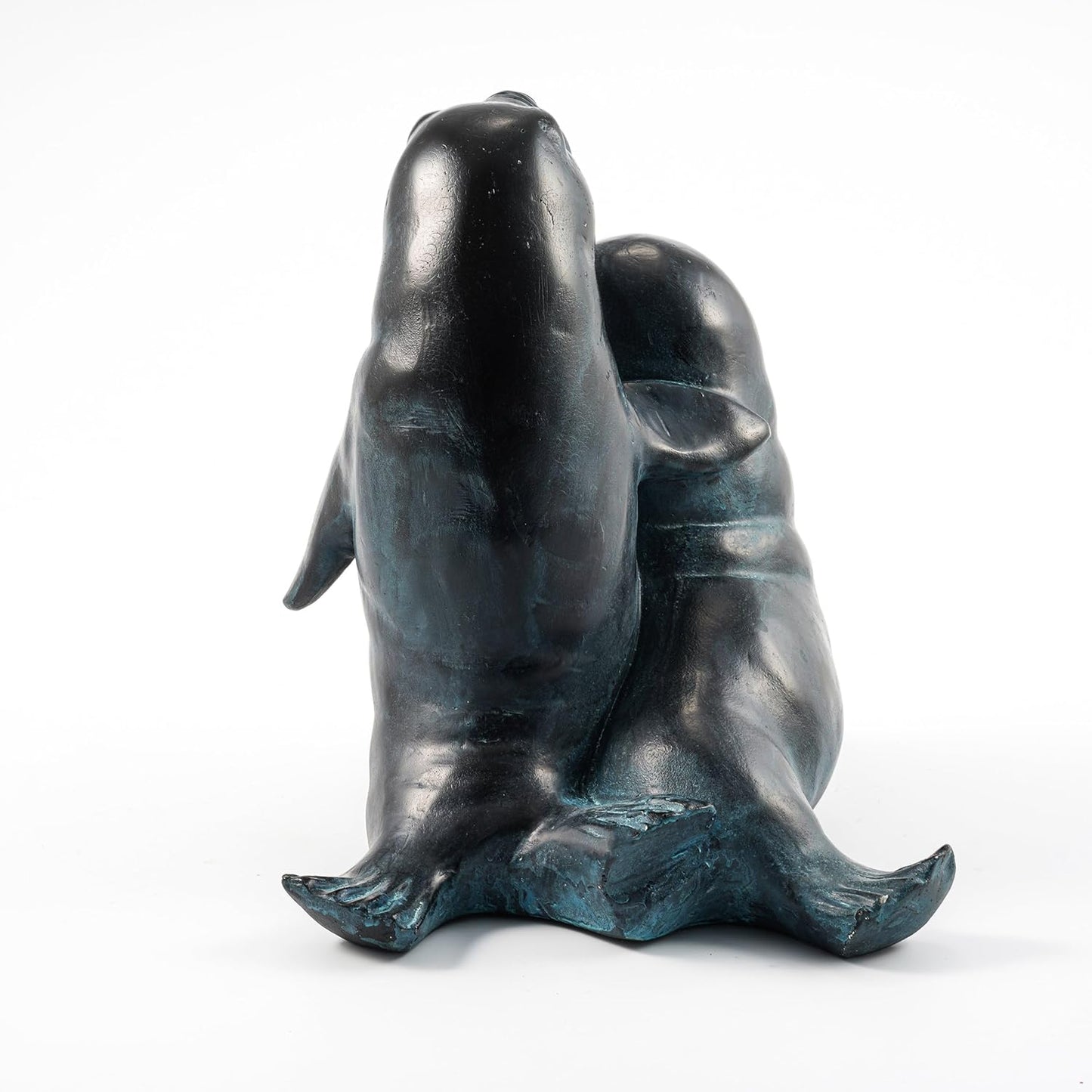 Wasserspeier Seehunde-Paar Gartenfigur