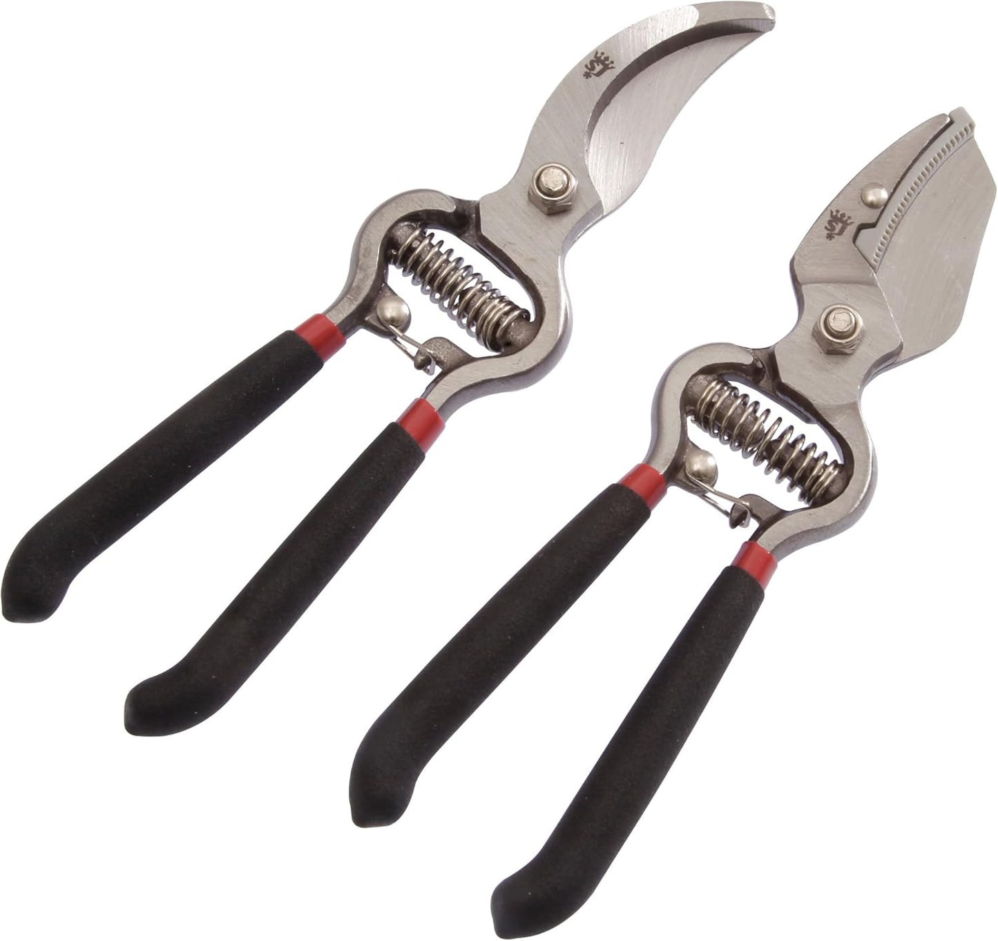 CUTTINGSET8 Bypass- und Amboss-Gartenscheren-Set, Vintage Byass & Amboss-Set