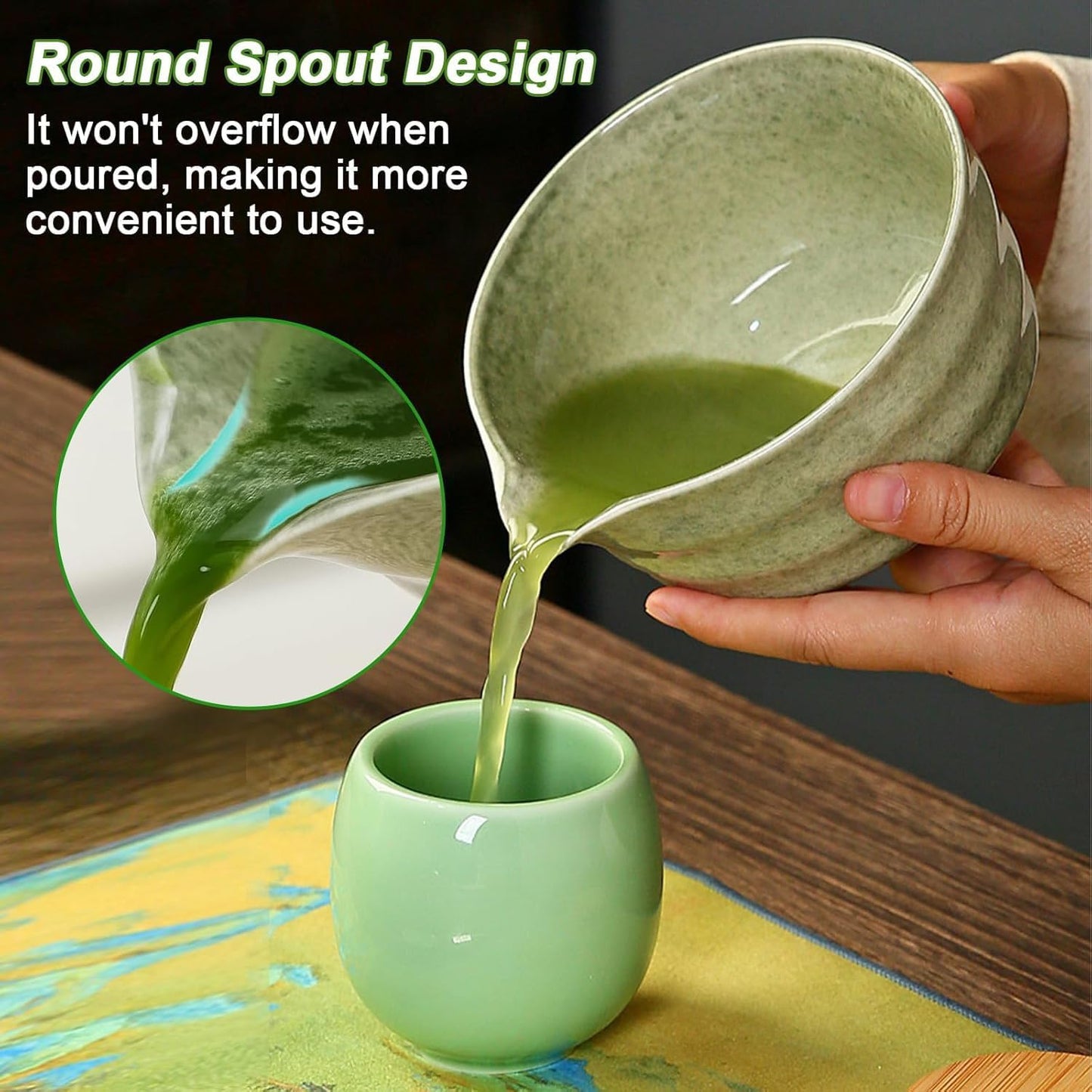 7-teiliges Matcha-Teeset