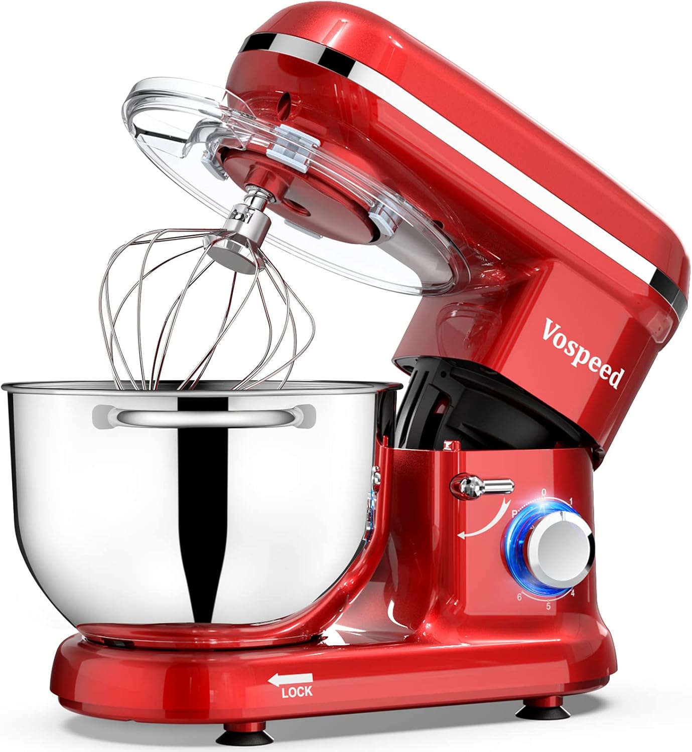 Küchenmaschine mit Zubehör, Rot