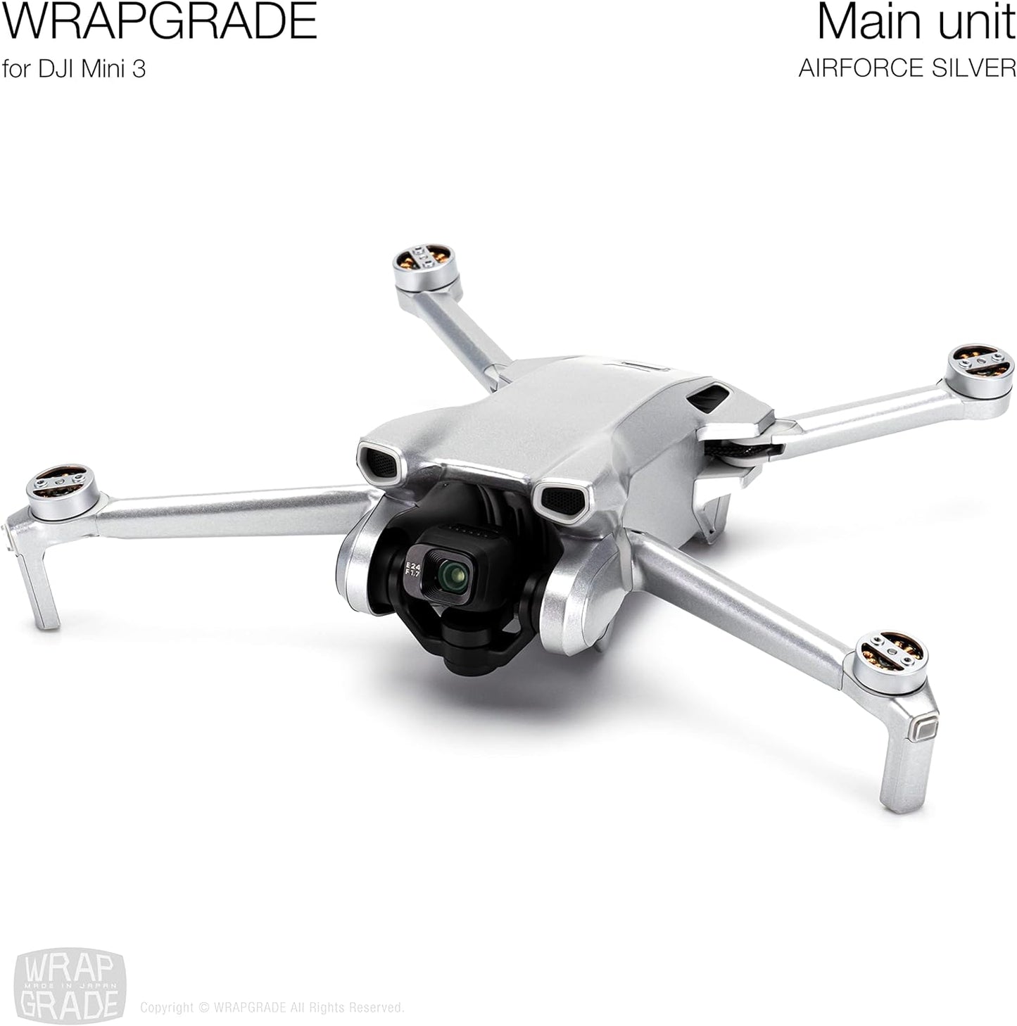 Schutzfolie für DJI Mini 3 Drohne, Airforce Silver