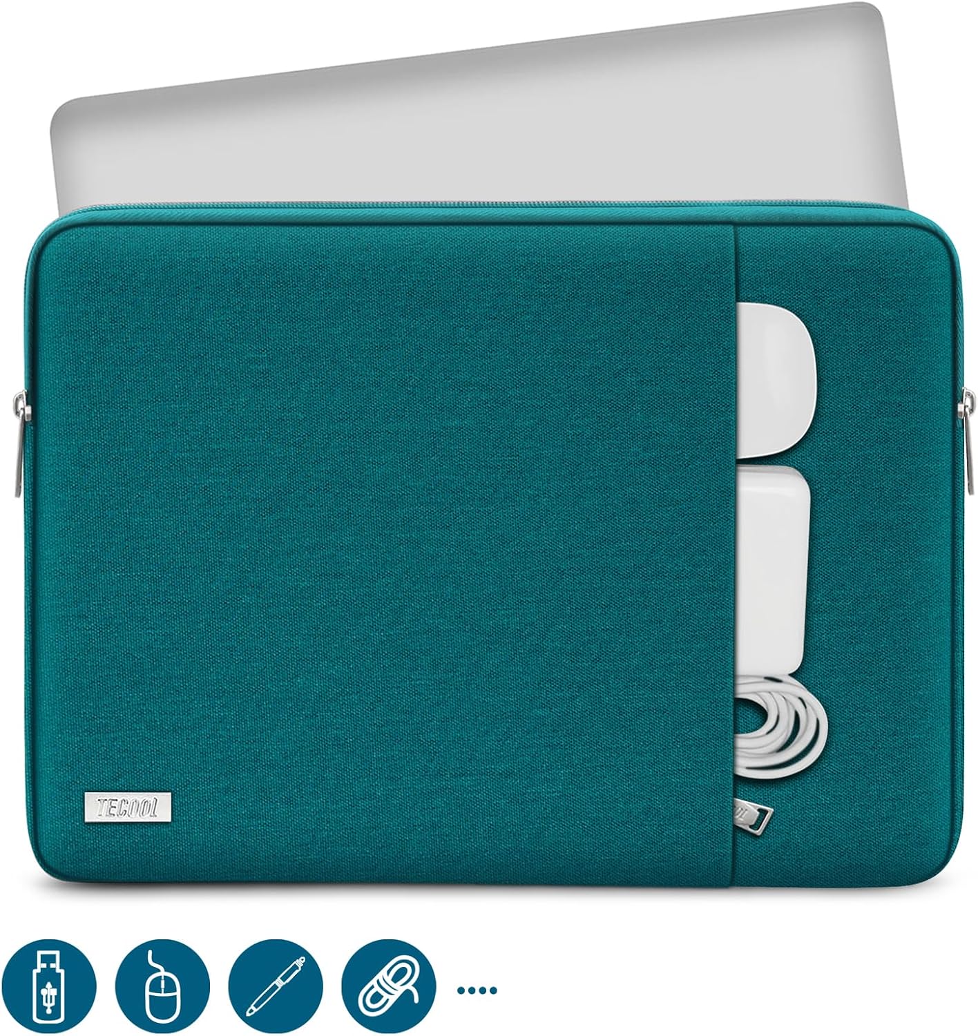 Wasserdichte Notebookhülle für 15.6 Zoll, 15.6 inch Teal
