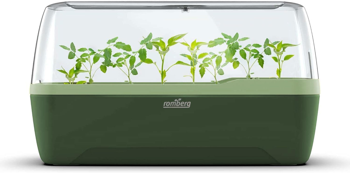 BoQube L Plus Mini-Gewächshaus Anzuchtset mit Bewässerungssystem, BoQube L Plus — 41×17×23cm Green Edition