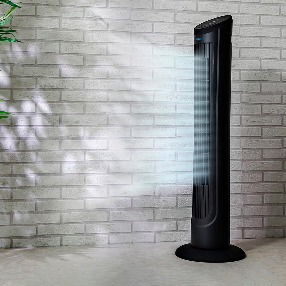 Turmventilator EnergySilence 9090 Skyline, Höhe 40" | Fernbedienung / Grauschwarz