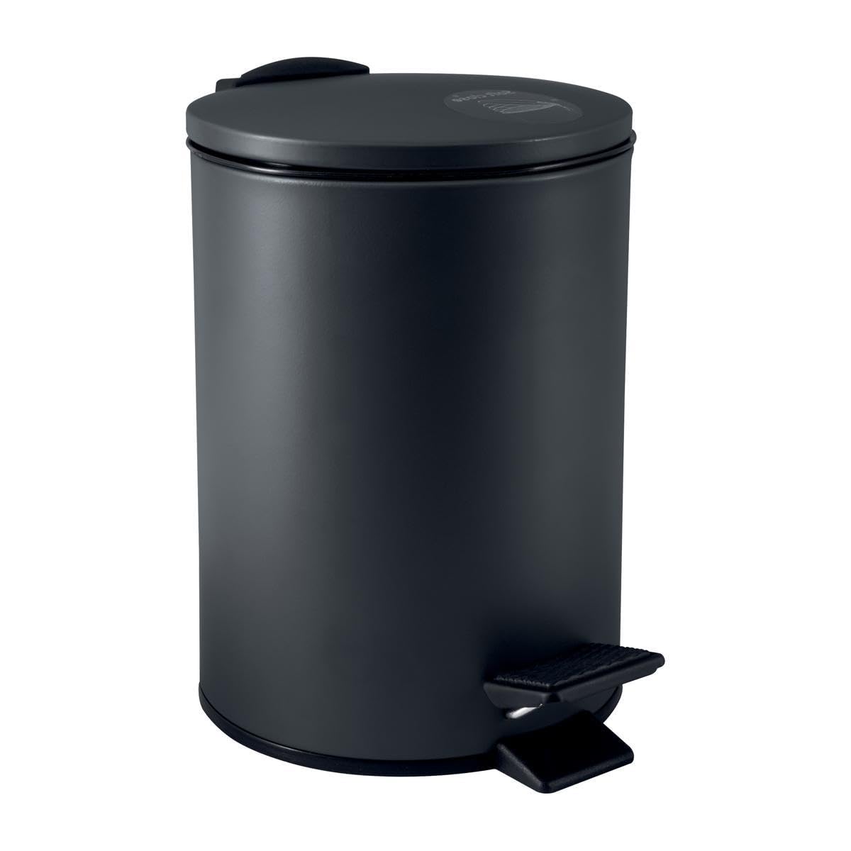 Kosmetikeimer mit Absenkautomatik, Black 3L