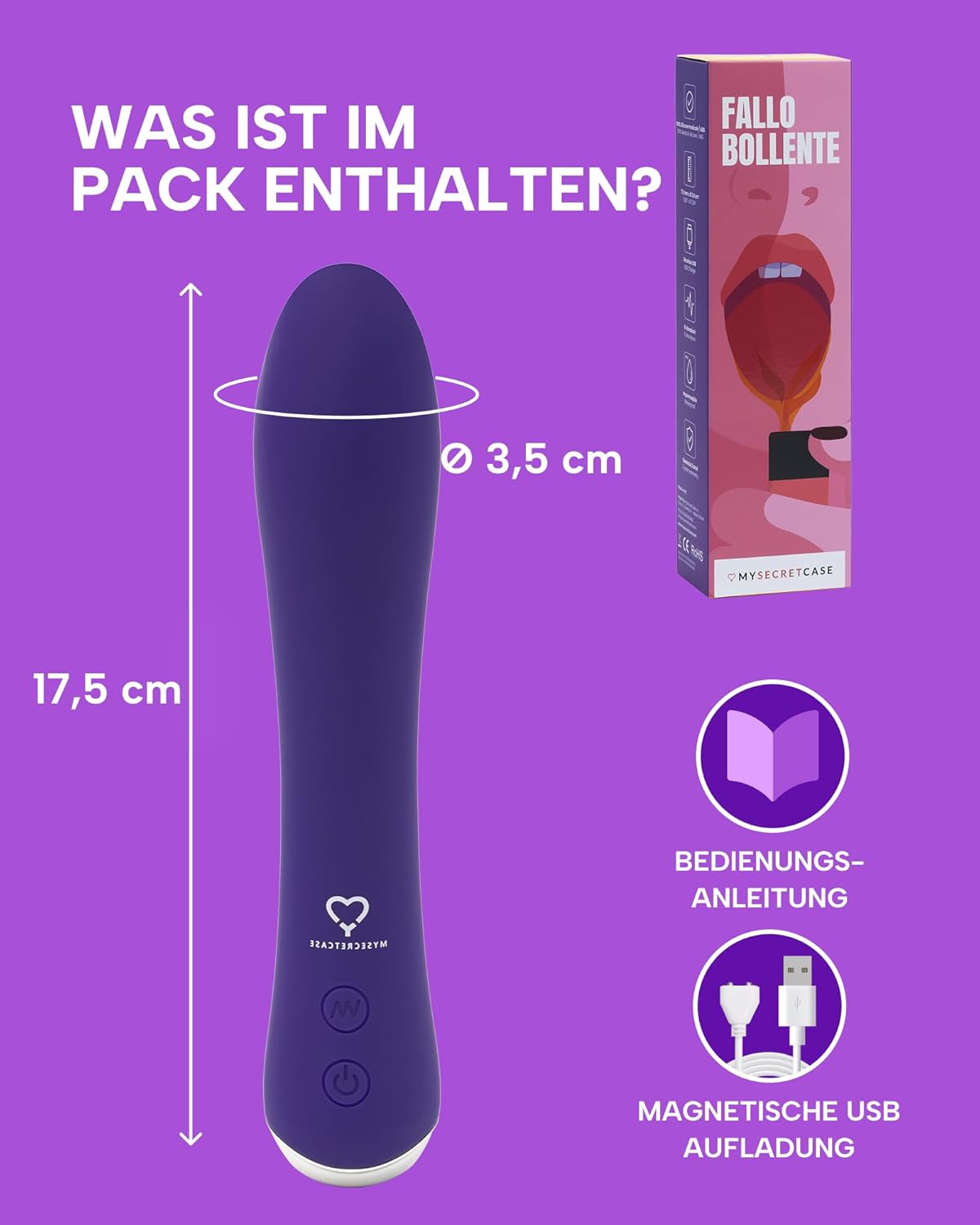 Beheizte Diloschwanz Fallo Bollente, Lila