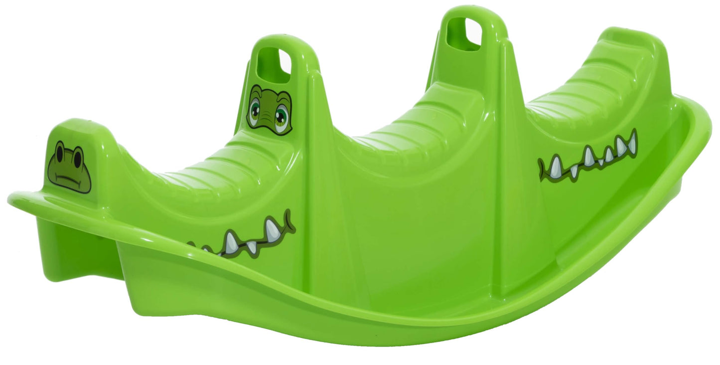 Kinderschaukelwippe Krokodil, Grün