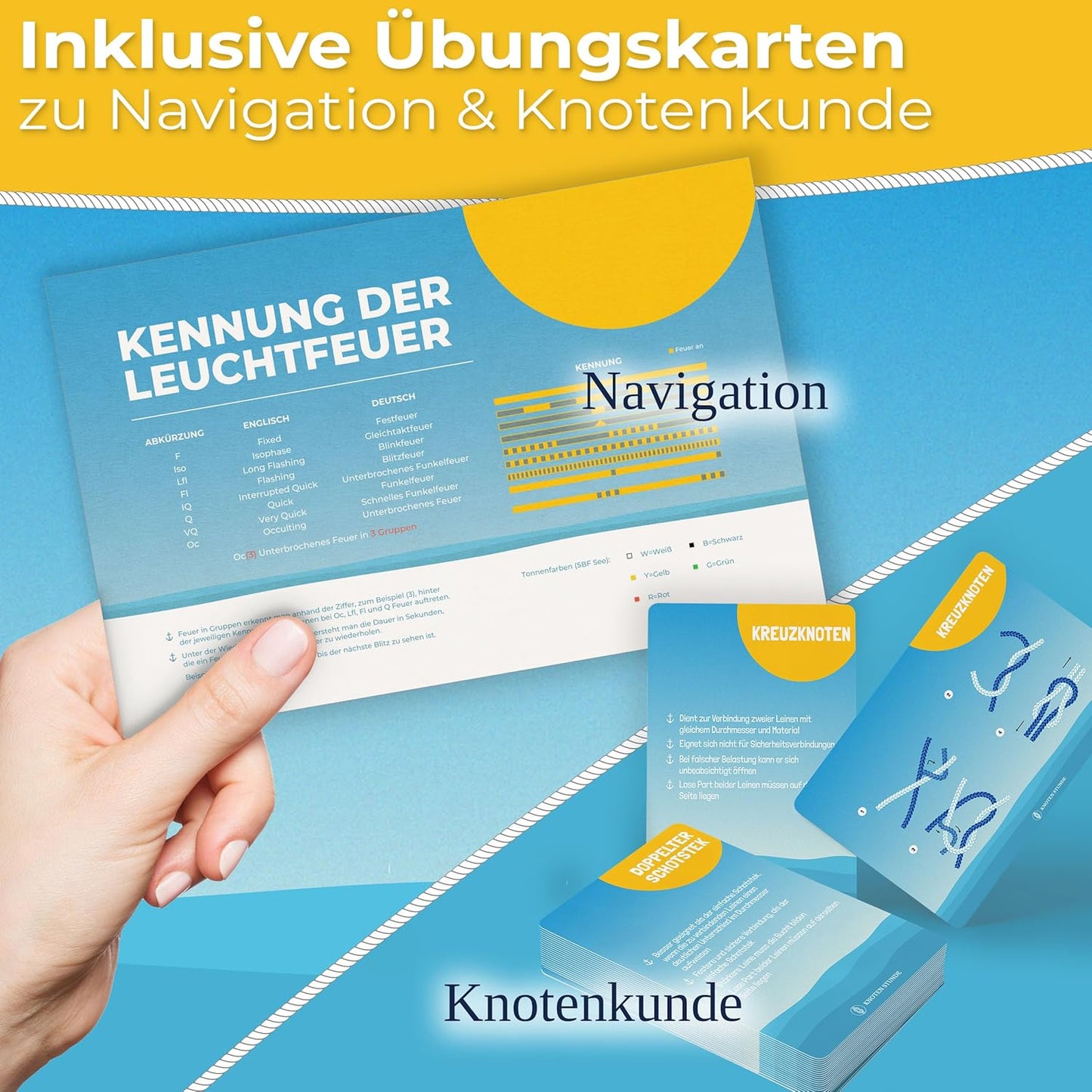 Kapitänsset Navigations- und Knotenset für Segler, Kapitänsset