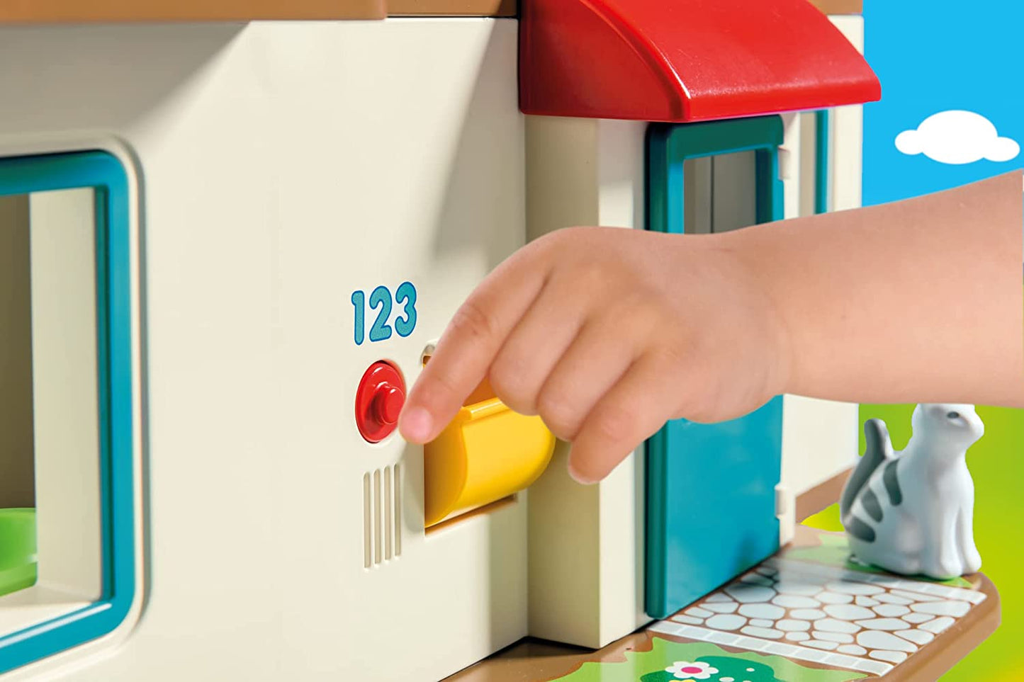 70129 1.2.3 Einfamilienhaus, Konstruktionsspielzeug