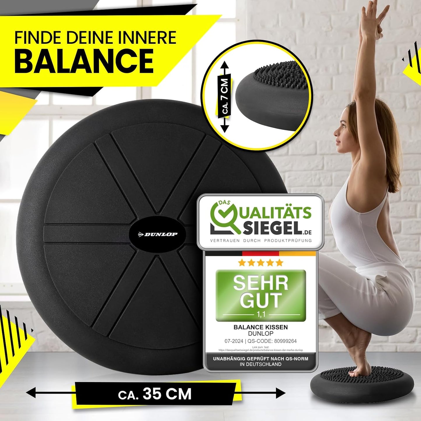Balancekissen mit Luftpumpe