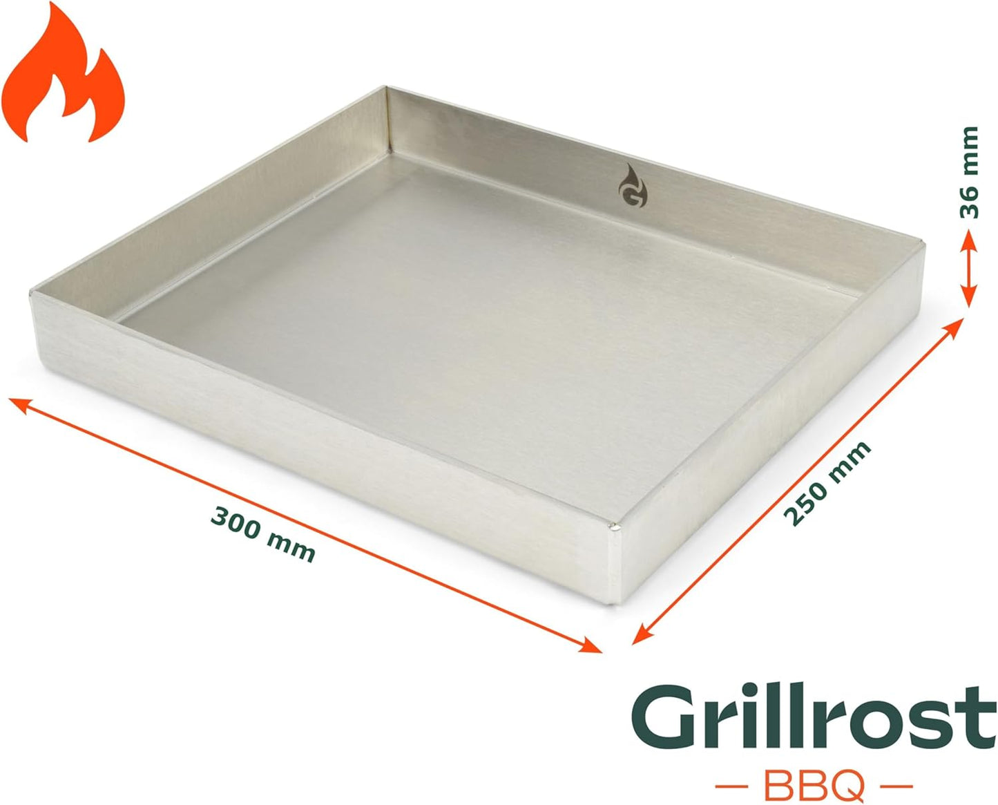 Grillwanne 30x25cm, 30x25cm - Grillwanne