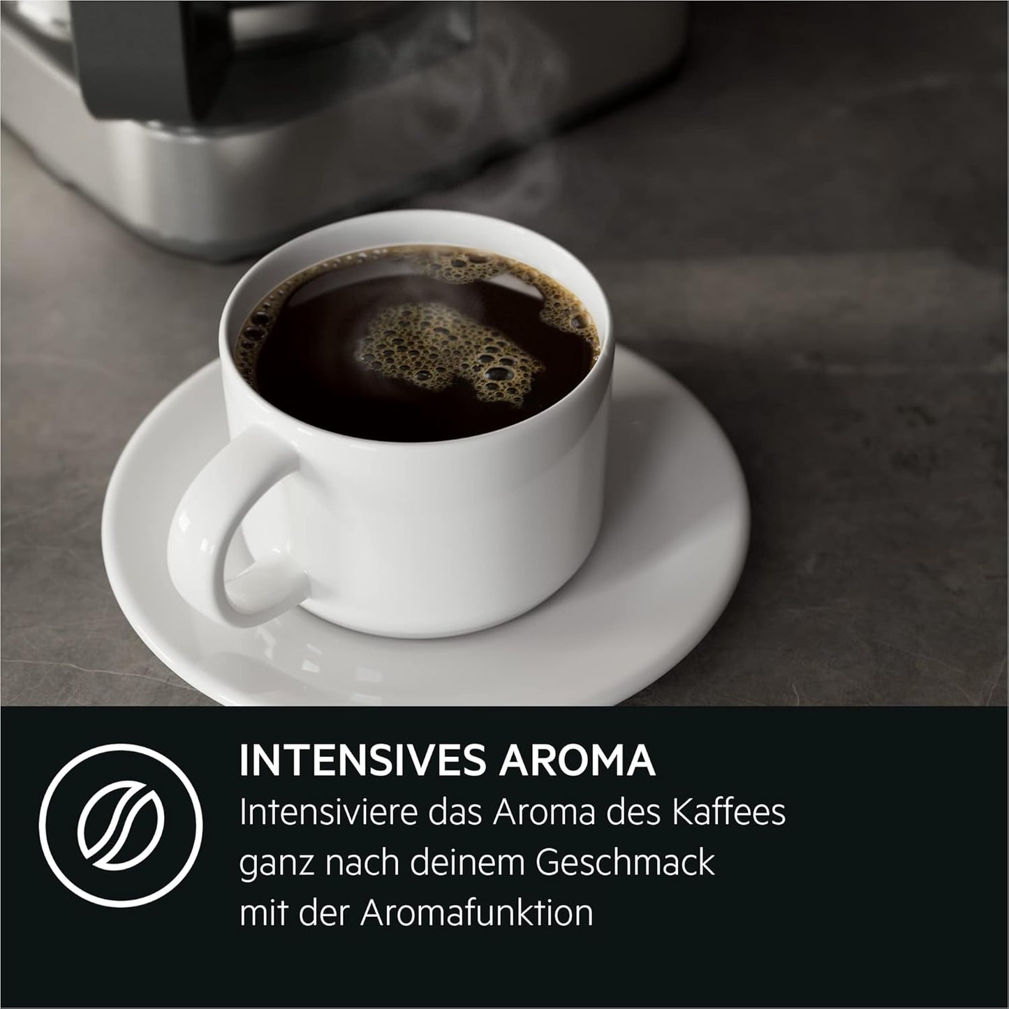 Deli 5 Kaffeemaschine mit Timer und Warmhaltefunktion, Edelstahl