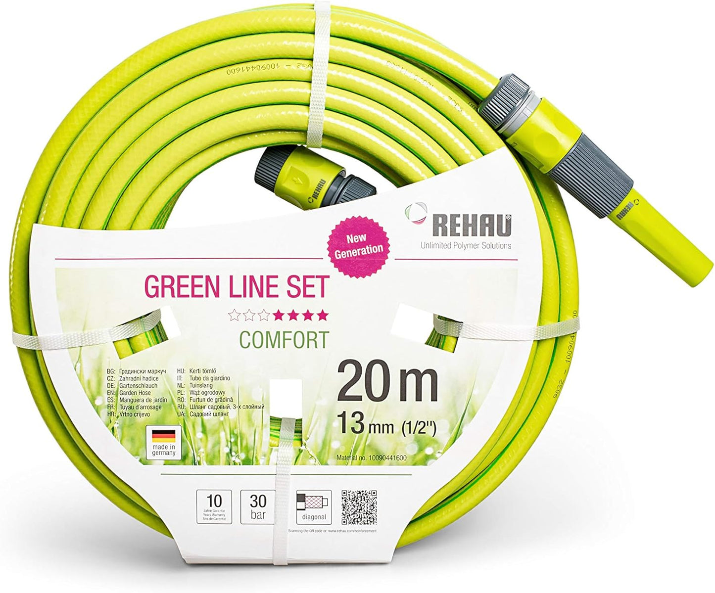 Gartenschlauch Green Line mit Armaturen