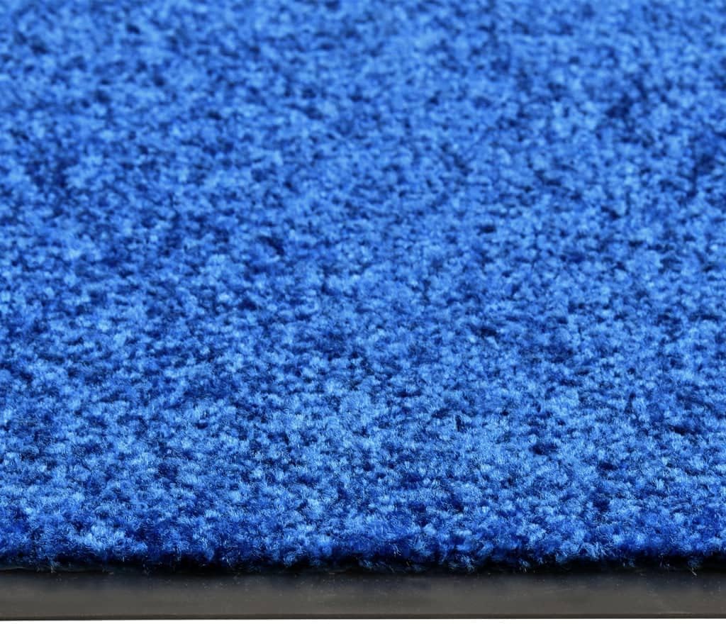 Waschbare Schmutzfangmatte Sekundus 60x90 cm, Blau 60 x 90 cm (Rechteckig)