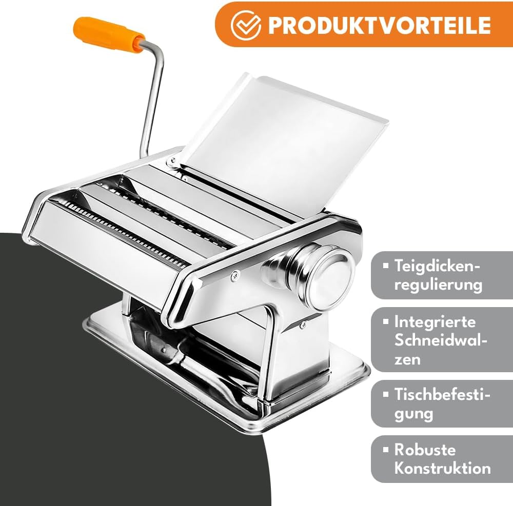 Nudelmaschine mit 6 Teigdicken