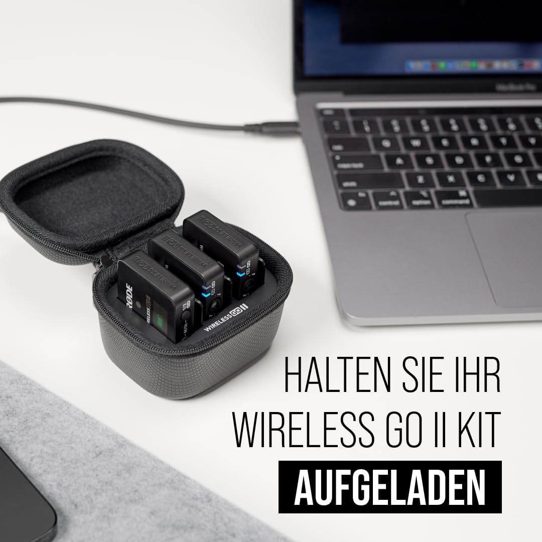 Wireless Go II Charging Case, Individuell Einfarbig