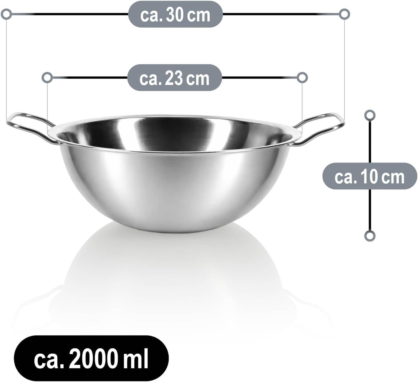 Rührschüssel-Set, 3 Stück - Ø 23cm