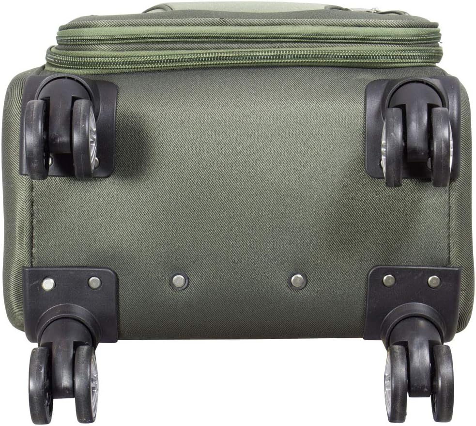 3-teiliges Weichgepäck Koffer-Set, Kofferset 3 teilig Grün