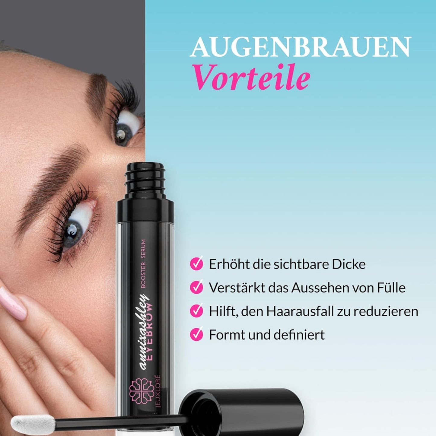 Wimpern- und Augenbrauen-Booster-Serum, Augenbrauenserum