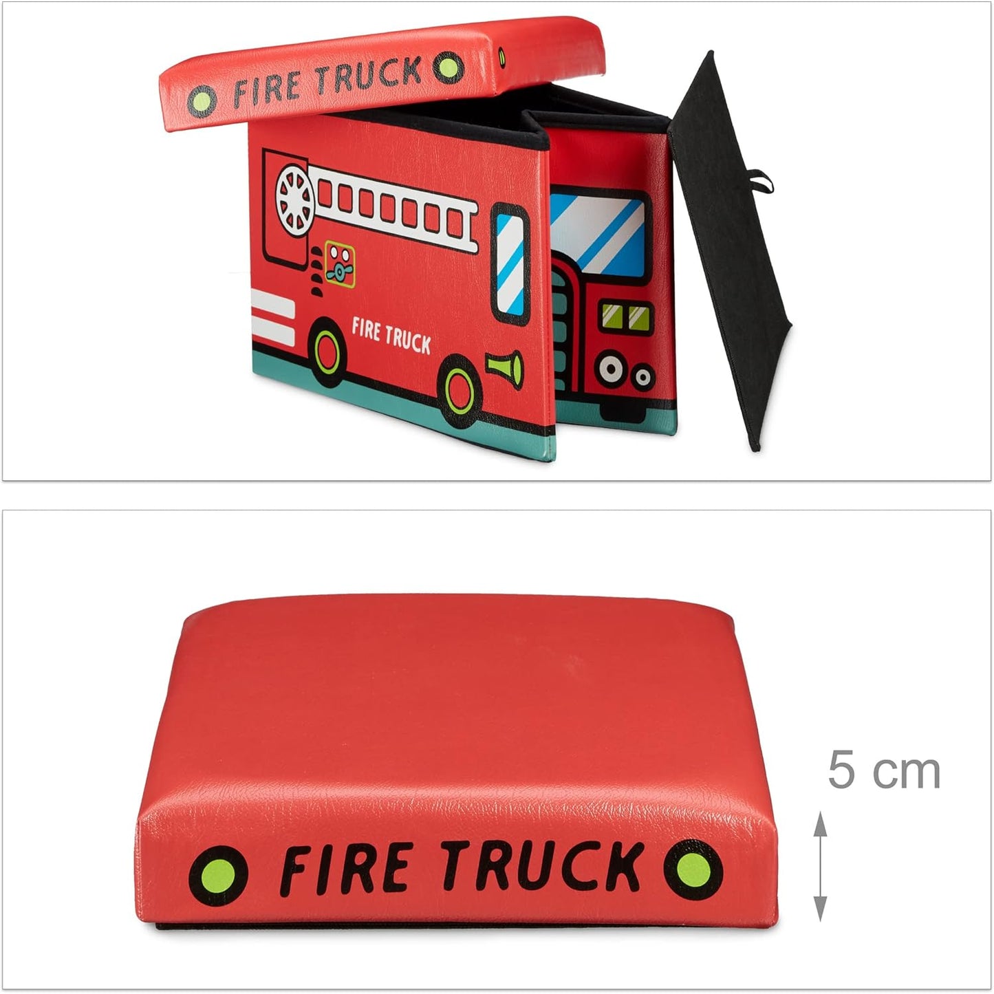 Faltbare Spielzeugkiste, Fire Truck
