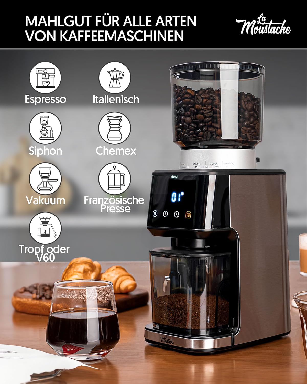 Kaffeemühle GrindMaster BD-CG018, BD-CG018
