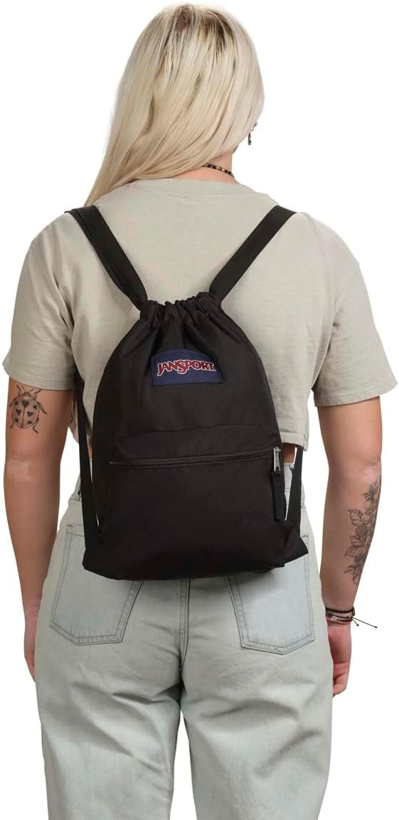 Kleiner Rucksack DRAWSACK, Schwarz